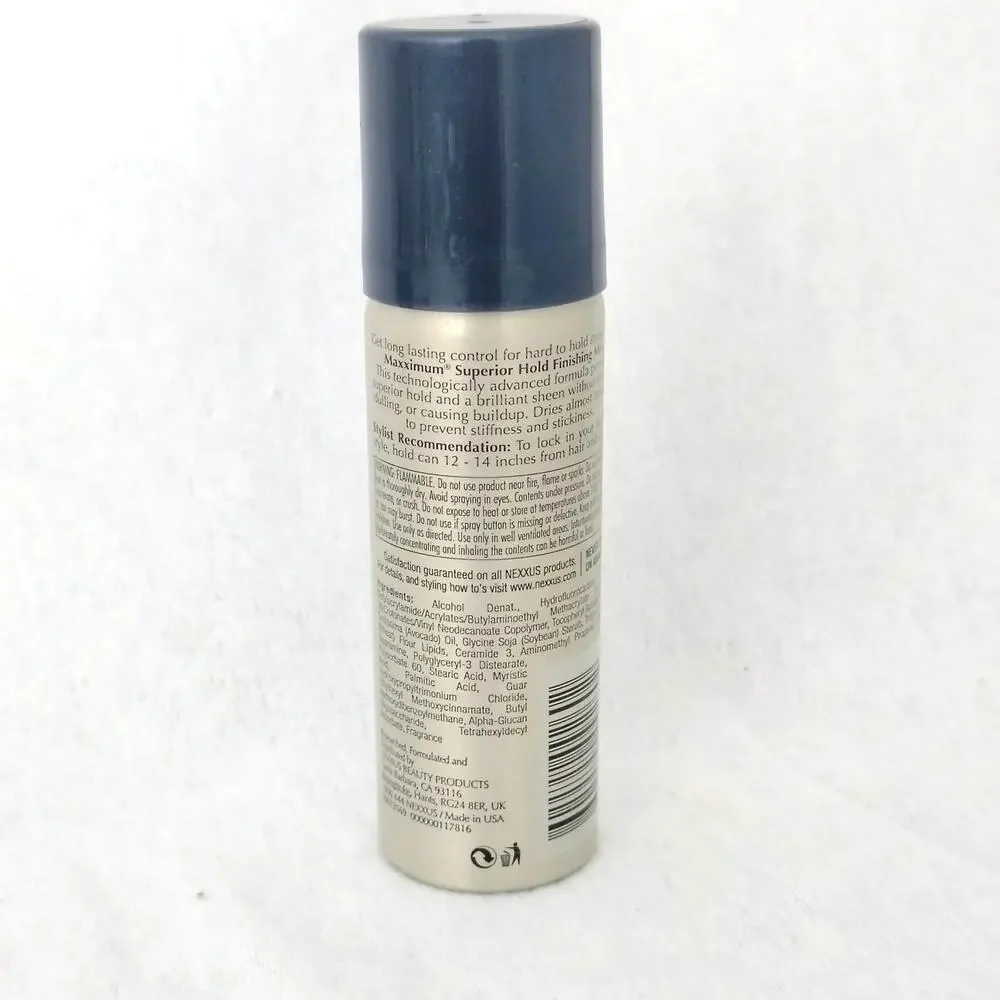 Nexxus Maxximum Superior Hold Finishing Mist Spray 1.5 oz Styling Travel Size